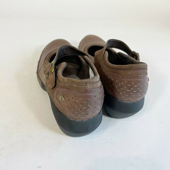 Merrell Luxe MJ Studded Buckle Mary Janes Shoes Size 6.5 Coffee Brown Women's - Picture 10 of 12